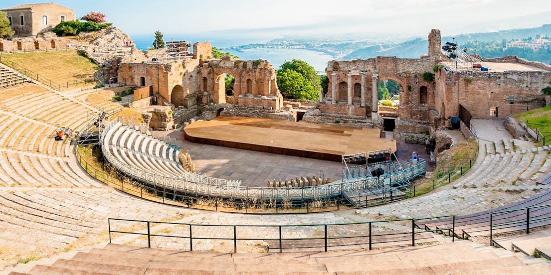 Het antieke theater van Taormina