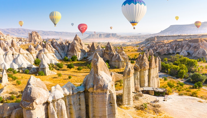 Hot air balloon tour over Fairy Chimneys