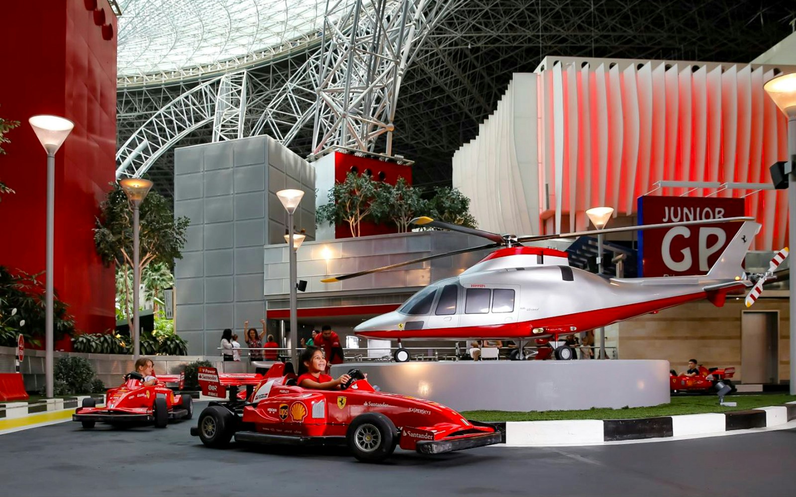 Go-kart at Ferrari World Abu Dhabi