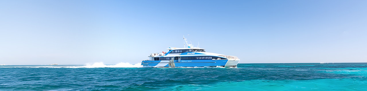 [Da Fremantle: Traghetto di ritorno per l'isola di Rottnest