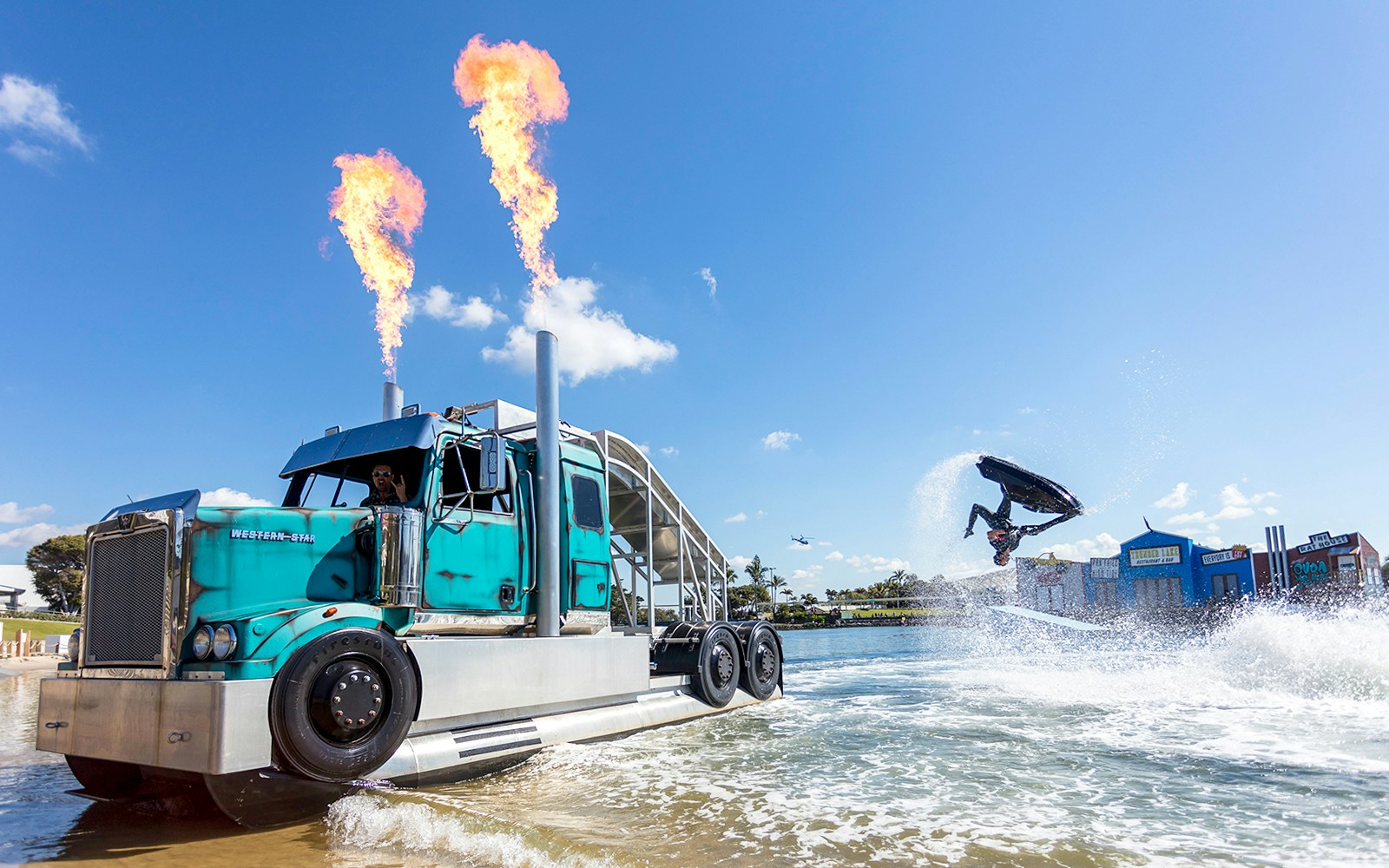 'Thunder lake' live show at Sea World, Gold Coast