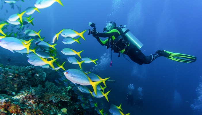 Scuba diving in Giardini Naxos, Sicily
