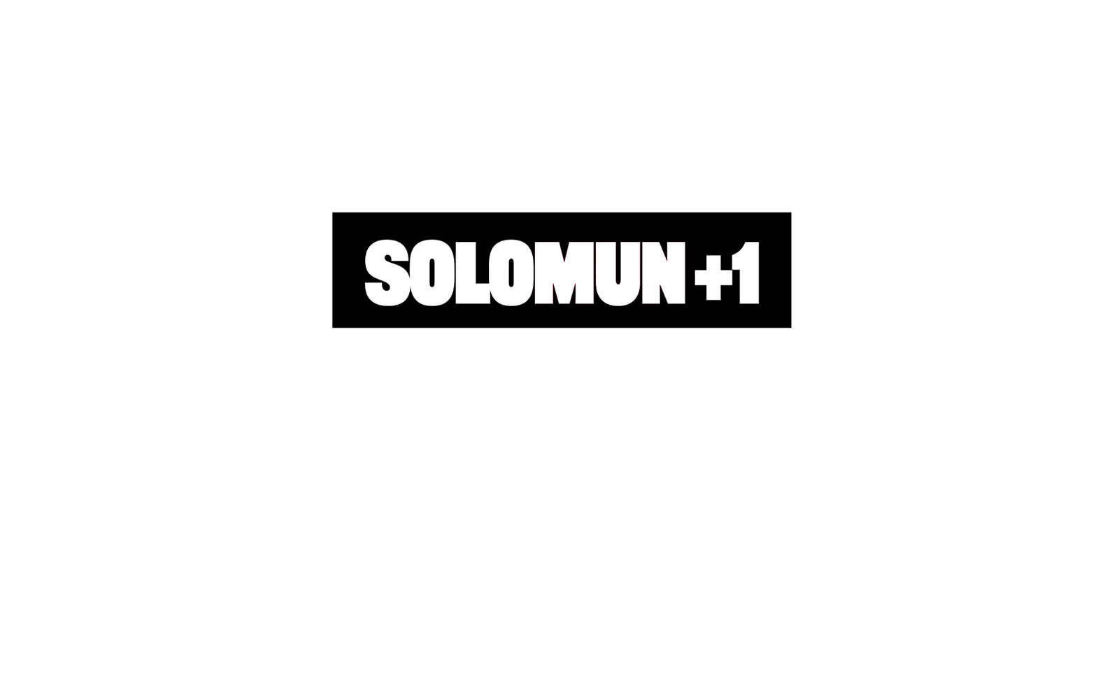 Solomun +1 event logo for Pacha, Ibiza.