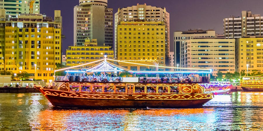 Dubai in february - dhow cruise
