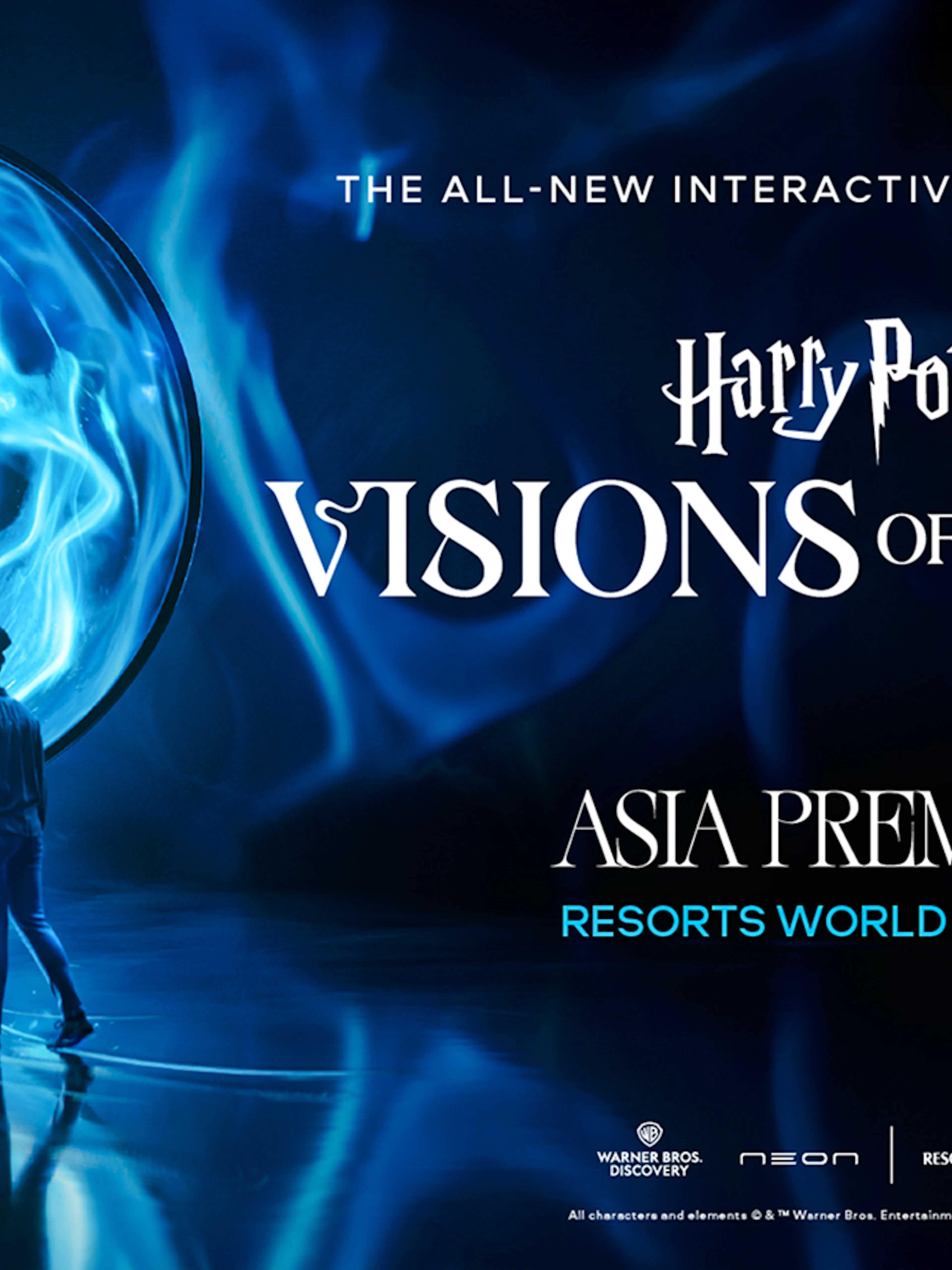 Interactive art experience at Harry Potter Visions of Magic, Resorts World Sentosa.