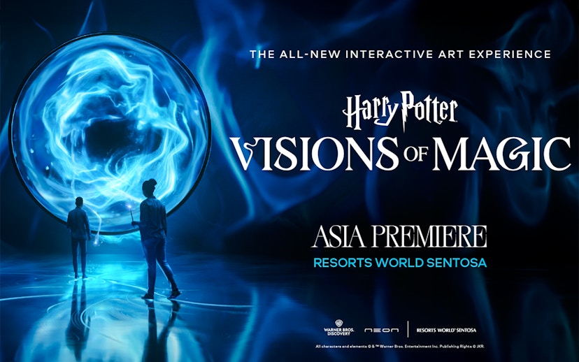 Interactive art experience at Harry Potter Visions of Magic, Resorts World Sentosa.