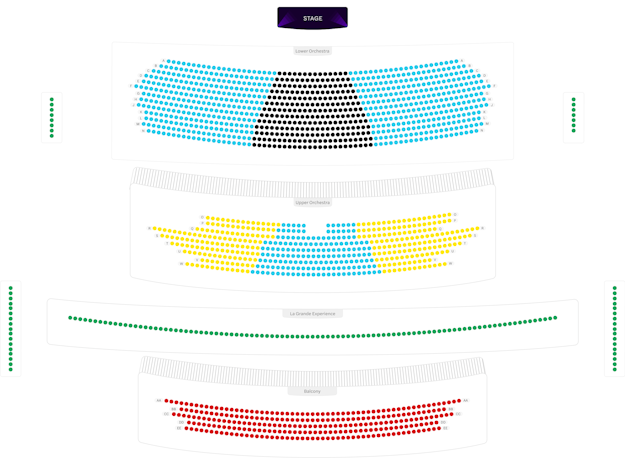 ABBA Arena Seating Map