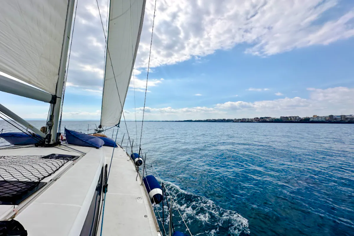 Catania Coast Sailing Cruise with Swim Stop and Sicilian Aperitif Image 4