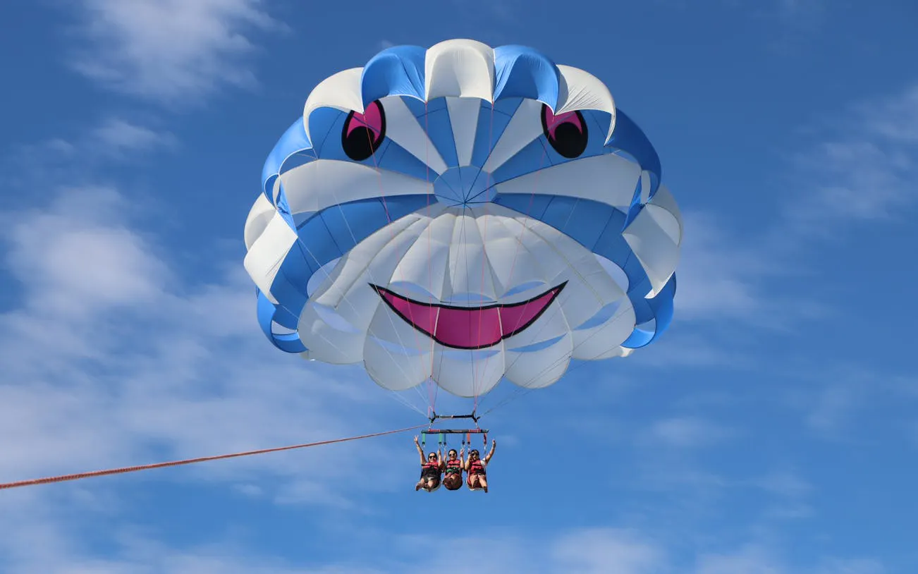 Triple Parasail - 3 people. Image 3
