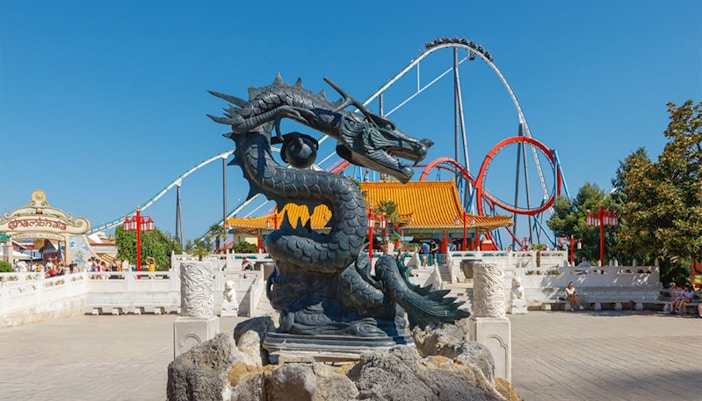 Dragon ride in China zone, Port Aventura