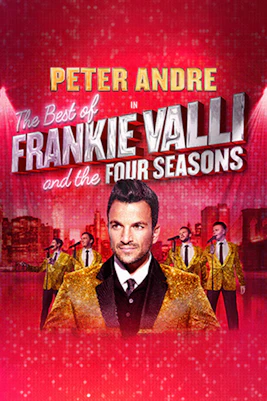 Frankie Valli and the Four Seasons performing live on stage in Las Vegas.
