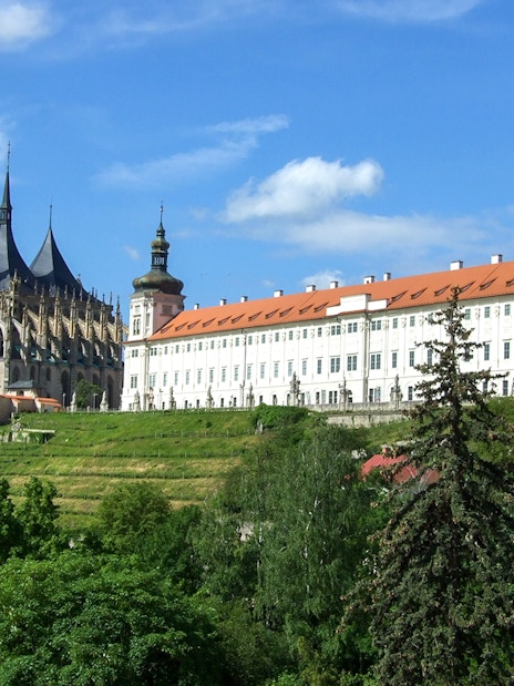 St. Barbara's Church and Jesuit College in Kutna Hora, Czech Republic.