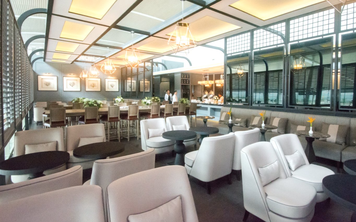 Coral Executive Lounge seating area at Phuket International Airport T2 International.