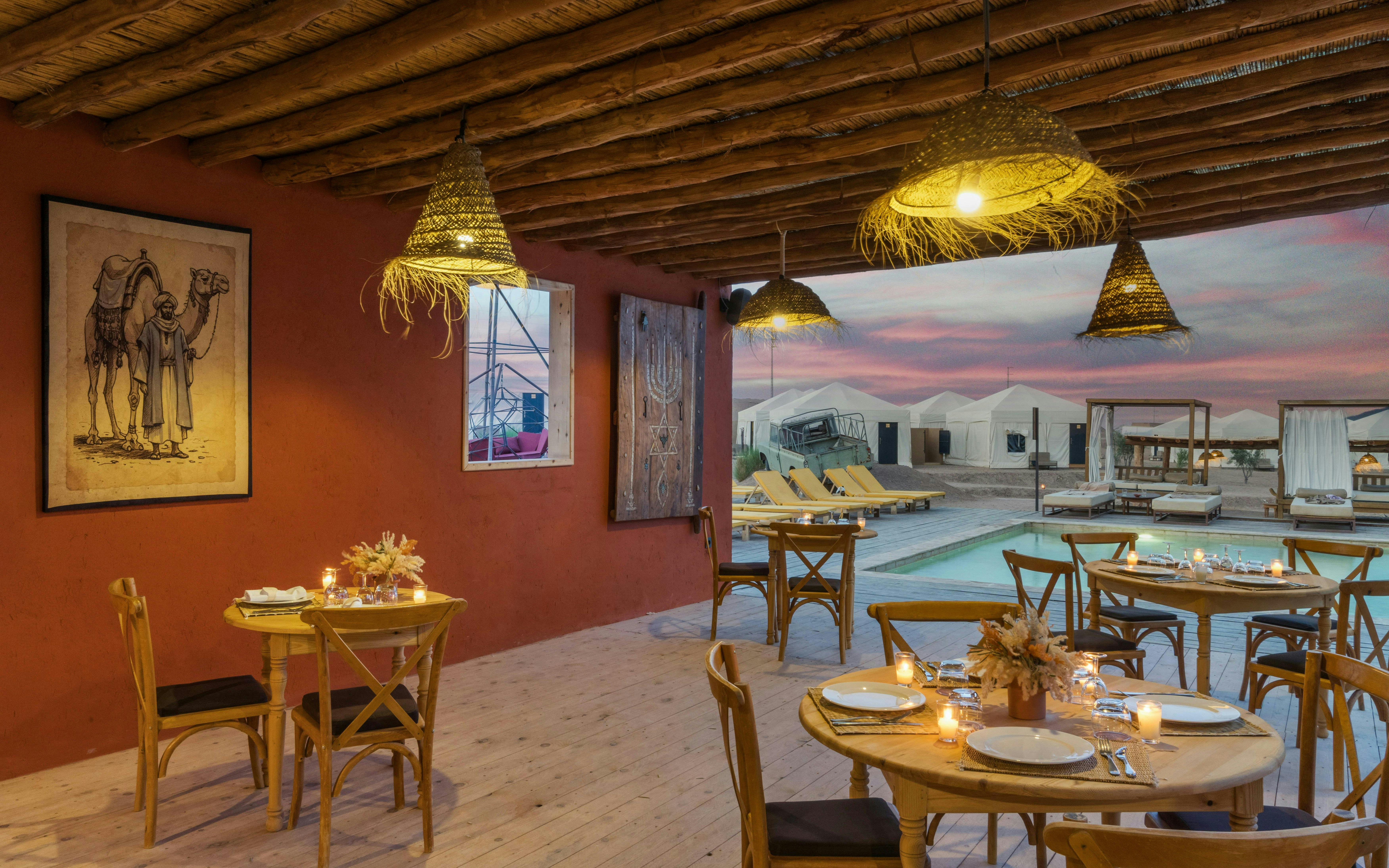 dinner with pool access-3