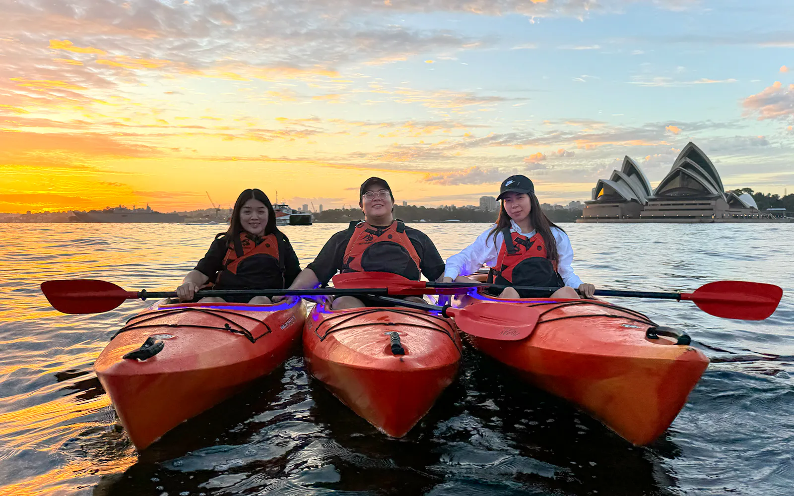 Kayak all'alba nel porto di Sydney con colazione — 6
