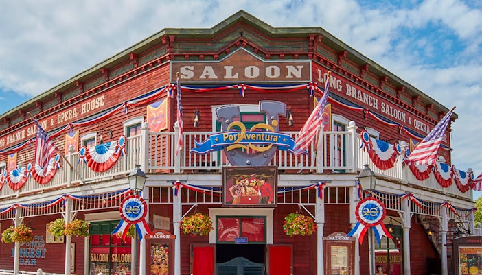 Far West area inspired by the North American culture, Port Aventura