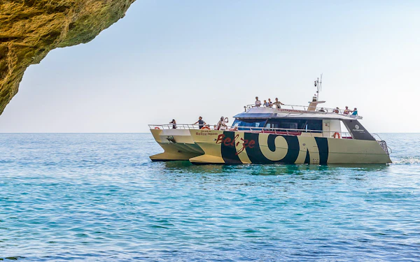 From Albufeira: Benagil Cave Catamaran Cruise