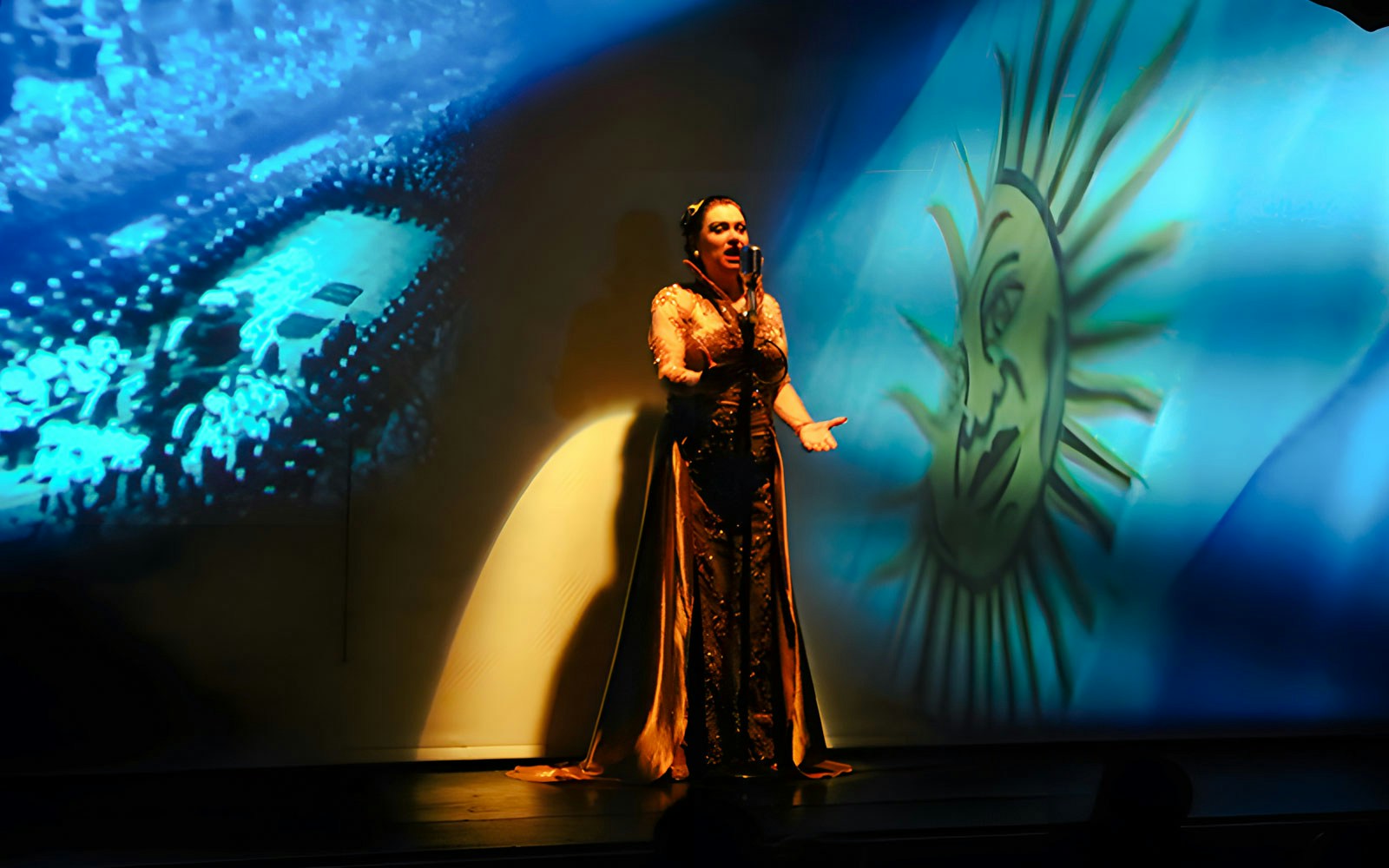 put an image of piazzolla tango show (generic)