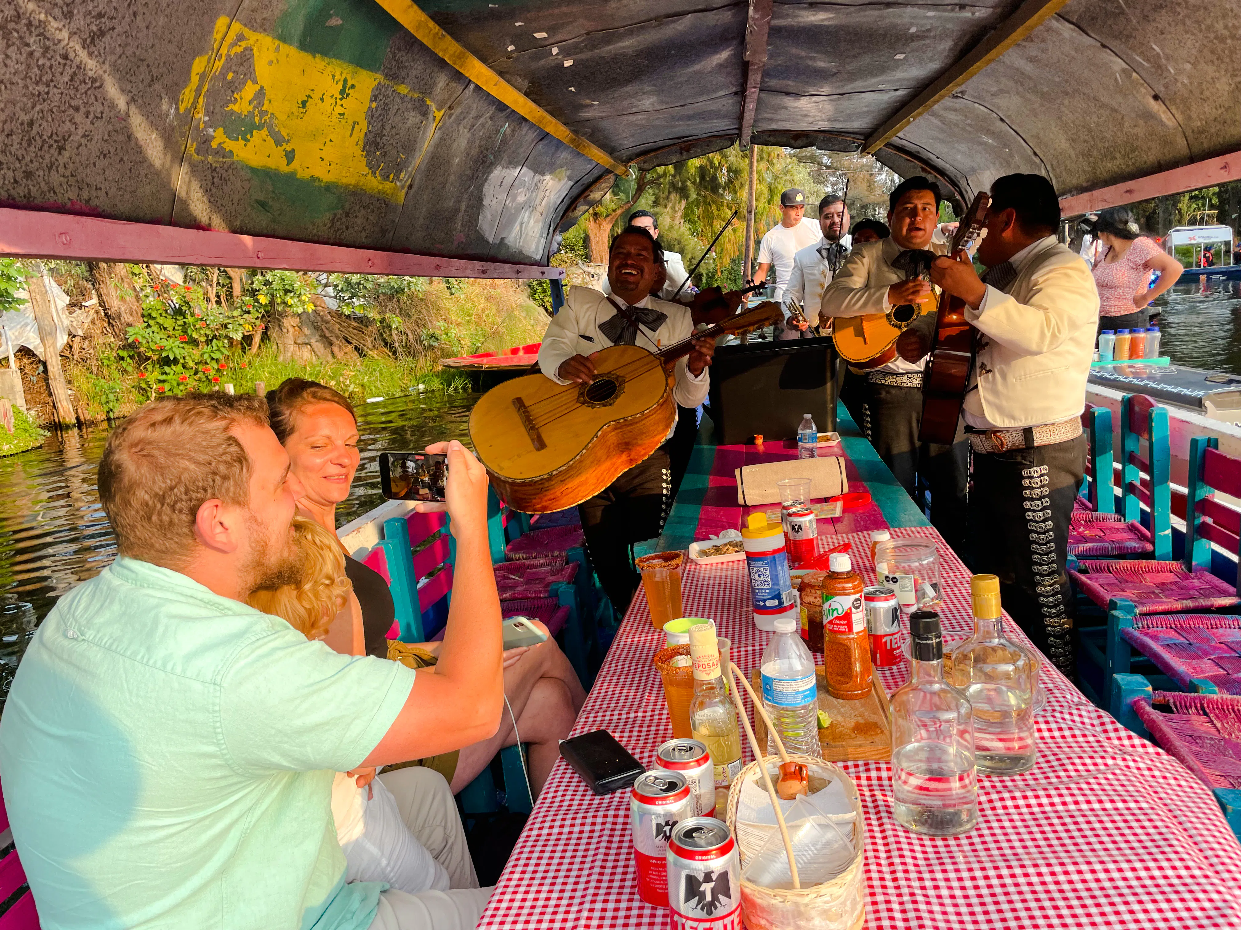 Xochimilco Trajinera Boat Tour with Pulque and Mezcal Tasting