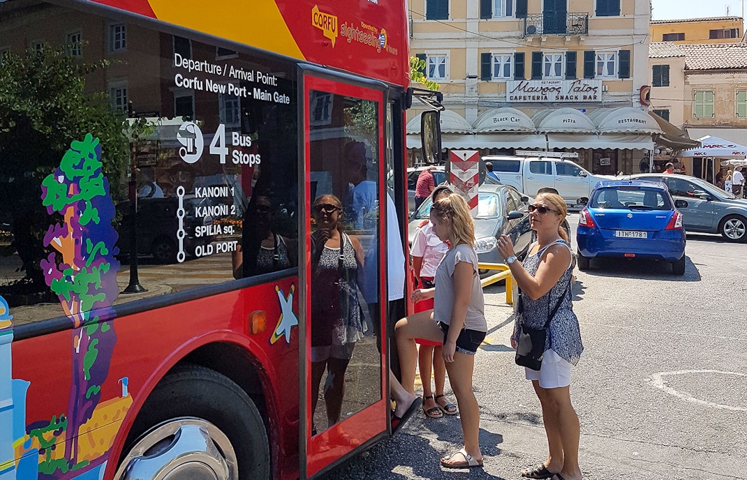 Corfu City Sightseeing Bus Tours Red Line