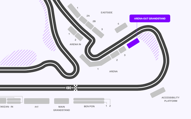tribune circuit Zandvoort