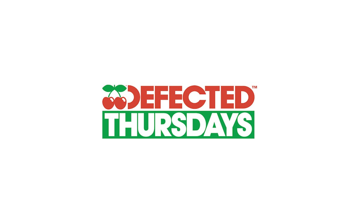Defected Thursdays logo with cherries, Pacha event tickets.