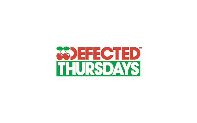 Defected Thursdays logo with cherries, Pacha event tickets.