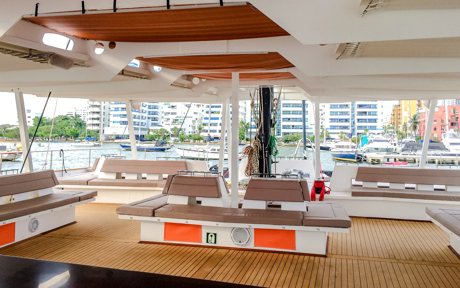 Cartagena Sunset Catamaran Cruise with Open Bar (Product 56317)