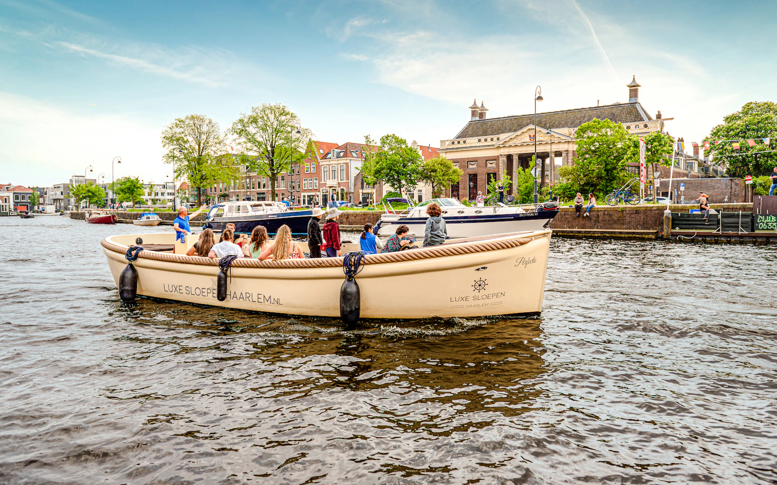 Haarlem Guided Electric Open-Boat Canal Cruise