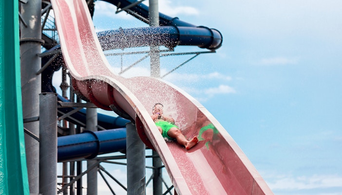 Kamikaze slide Aqualava Water Park