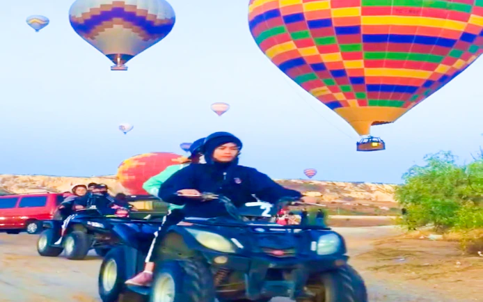 Safari en quad en Cappadoce avec prise en charge à l'hôtel