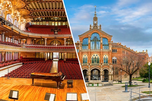 Kombinasjon: Palau de la Música Catalana + Sant Pau Art Nouveau Site Billetter