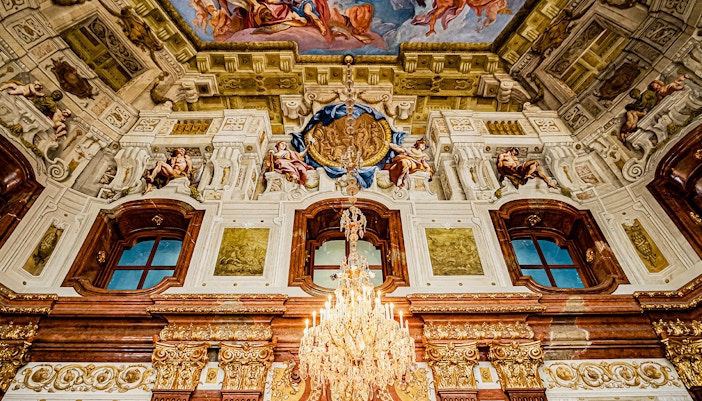 Lavish Interior & Architecture inside Lower Belvedere Palace