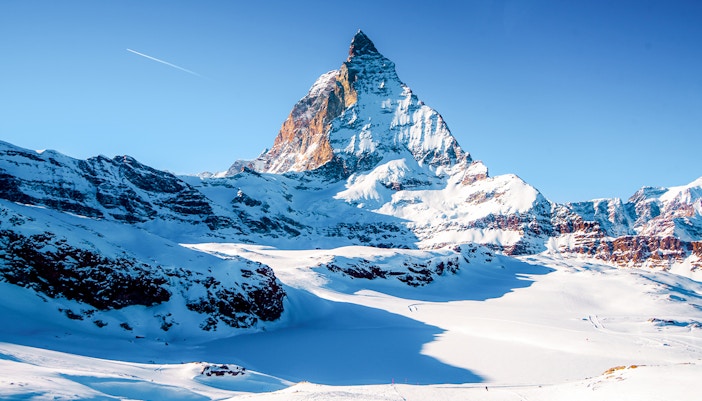 Matterhorn Glacier in Switzerland