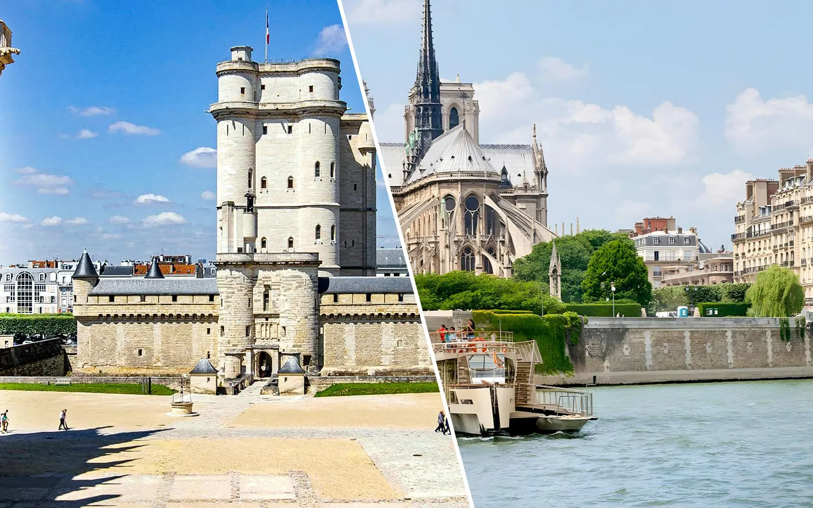 Château de Vincennes Tickets + Seine River Sightseeing Cruise from the Eiffel Tower