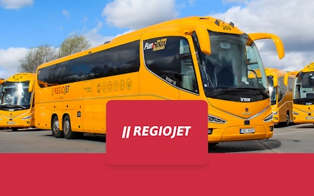 Rejiojet: One-Way Bus Transfers Between Prague Airport & Prague Florenc Bus Station