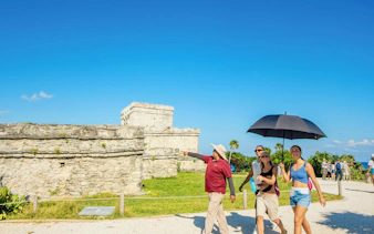cancun'dan: tulum harabeleri'ne günübirlik gezi ve cenote nohoch'ta yüzme, öğle yemeği ve servis hizmeti dahil-1