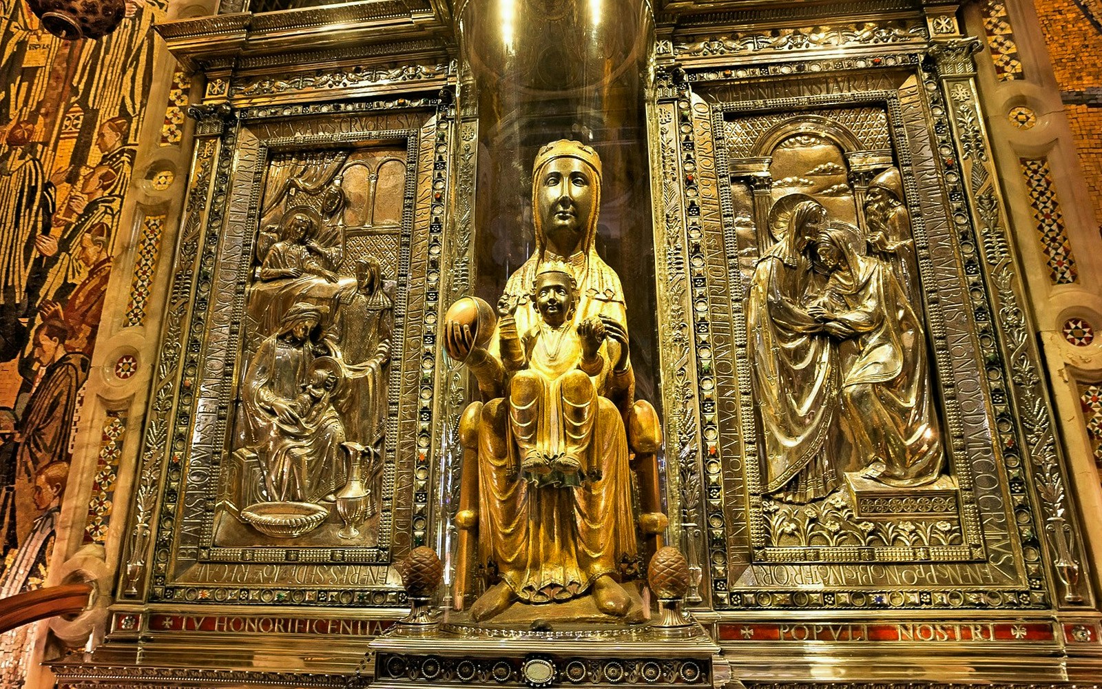 black madonna, montserrat monastery