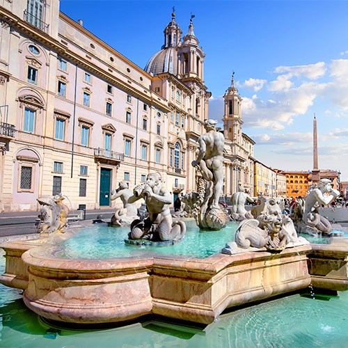 Inside Castel Sant Angelo - Piazza Navona