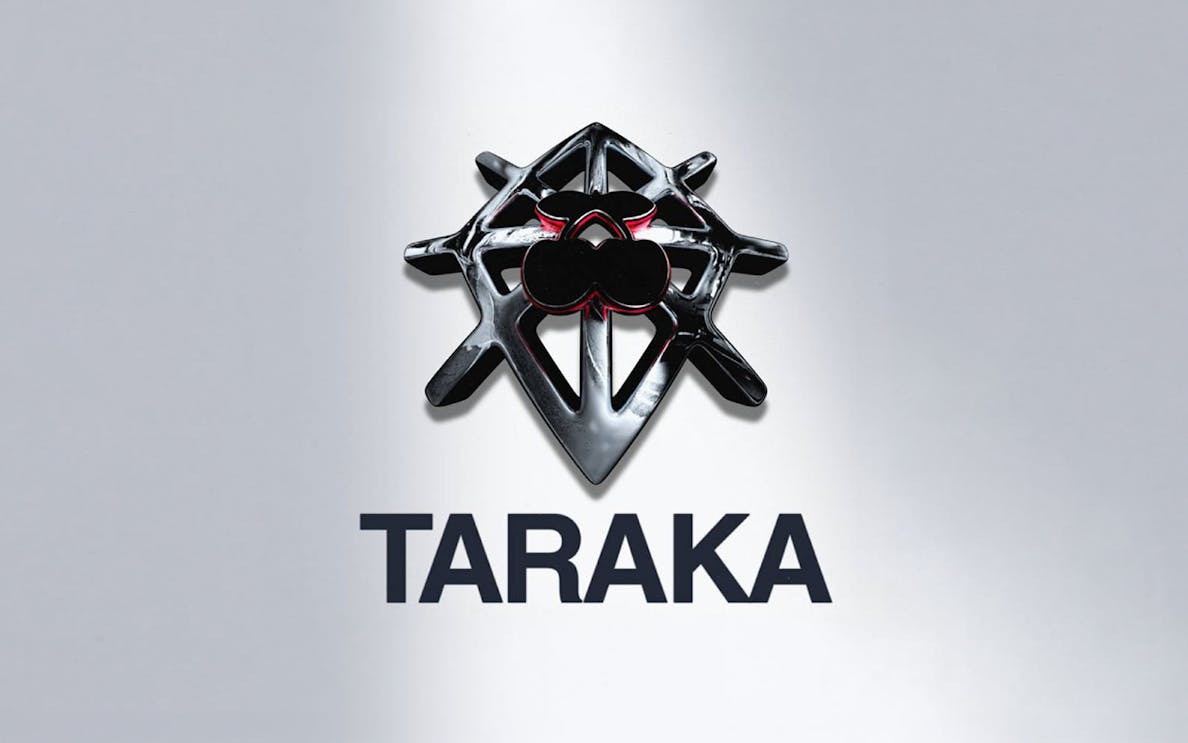 Taraka logo with geometric design at Pacha Ibiza.