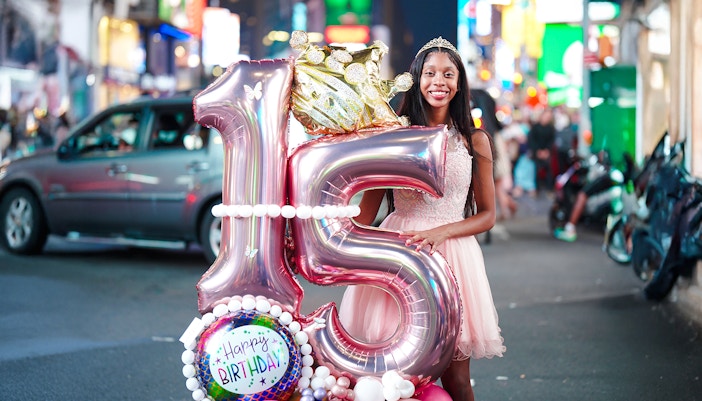 Get camera-ready for a Times Square photoshoot