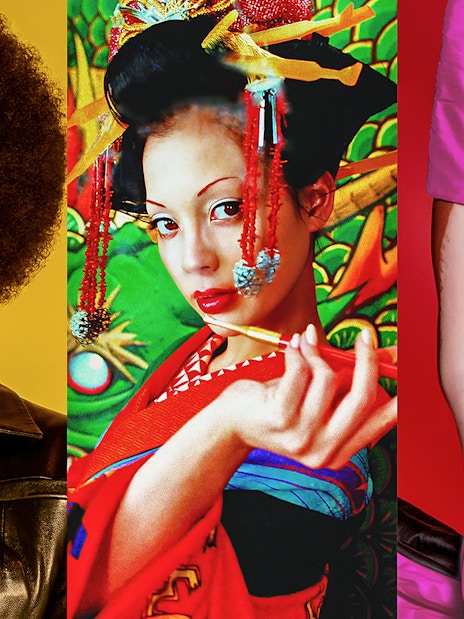 Art Science Museum: Future World exhibit featuring diverse cultural portraits.