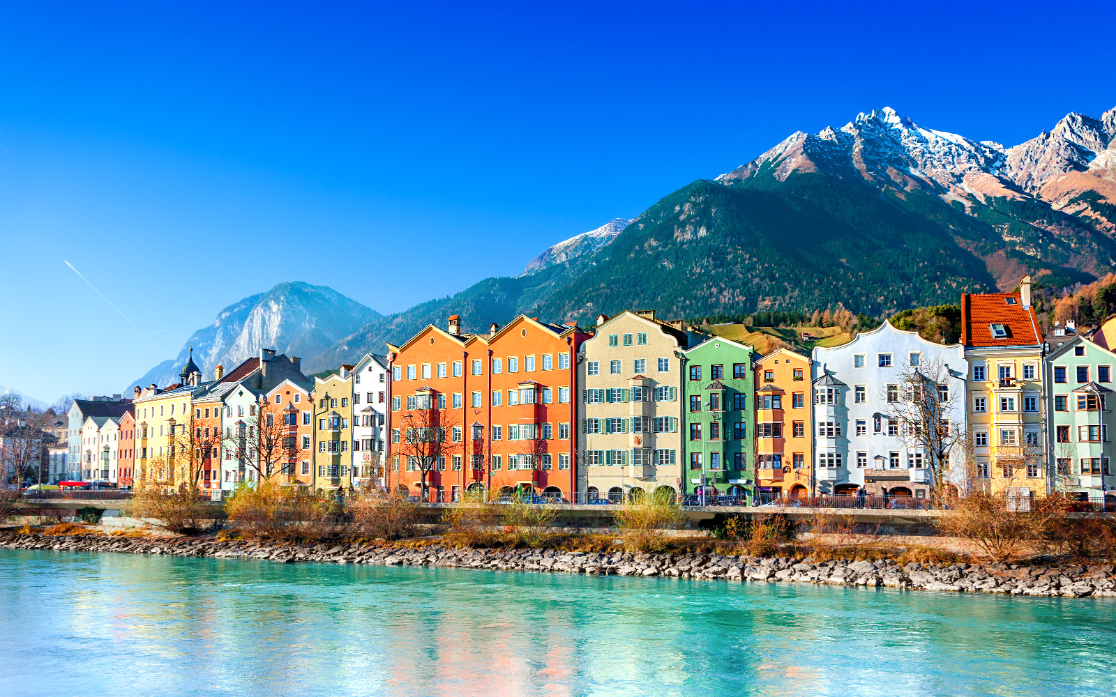 Colourful houses, Innsbruck