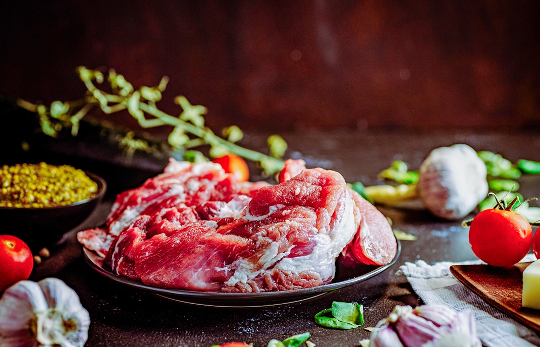 Outdoor dining area with tables and chairs