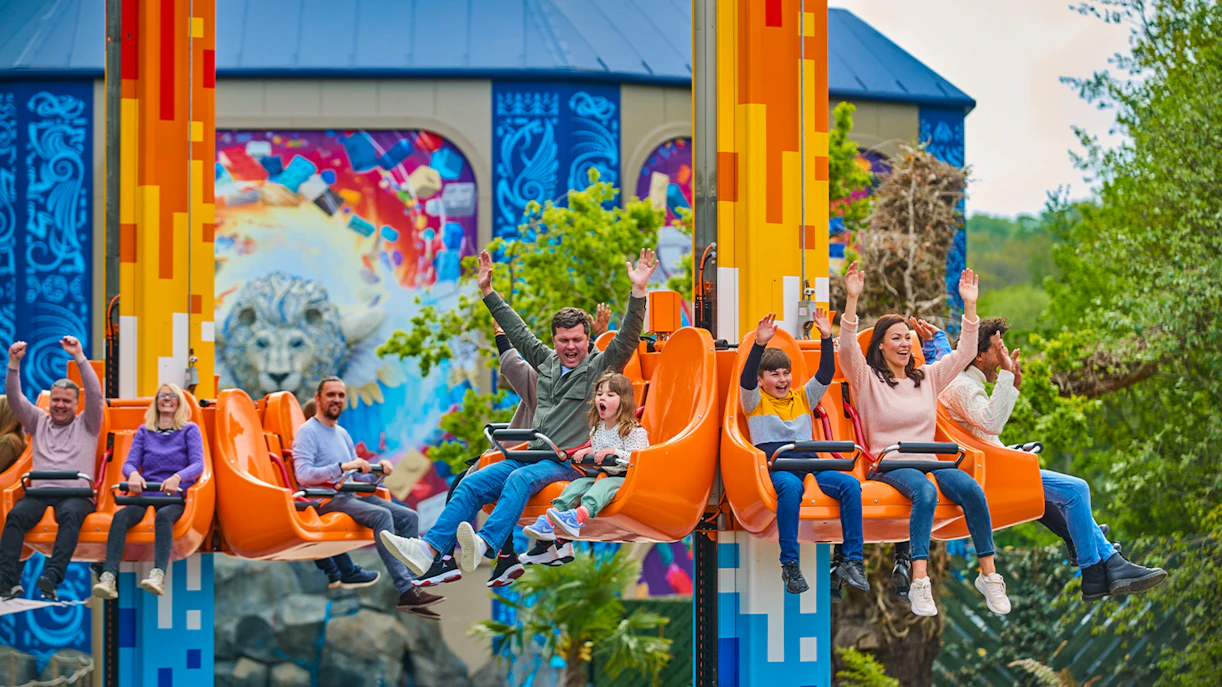 Visitors enjoying a ride at LEGOLAND® Windsor Resort.