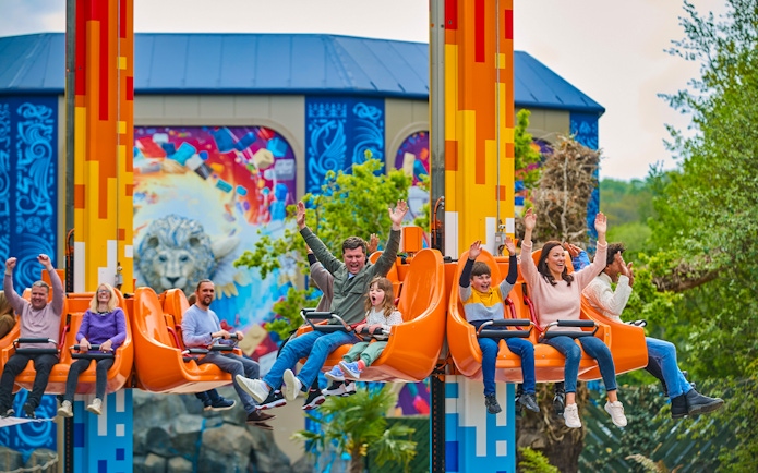 Visitors enjoying a ride at LEGOLAND® Windsor Resort.