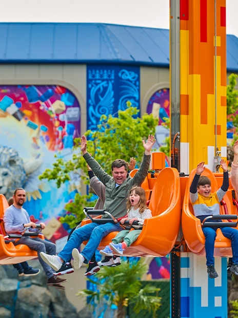 Visitors enjoying a ride at LEGOLAND® Windsor Resort.