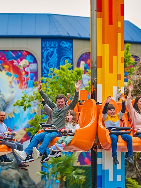 Visitors enjoying a ride at LEGOLAND® Windsor Resort.
