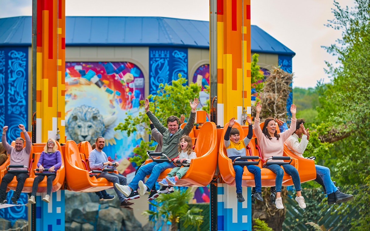 Visitors enjoying a ride at LEGOLAND® Windsor Resort.