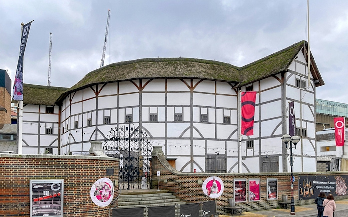 Shakespeare's Globe Theatre in London, part of the Go Up The Shard & See 30+ London Top Sights tour.